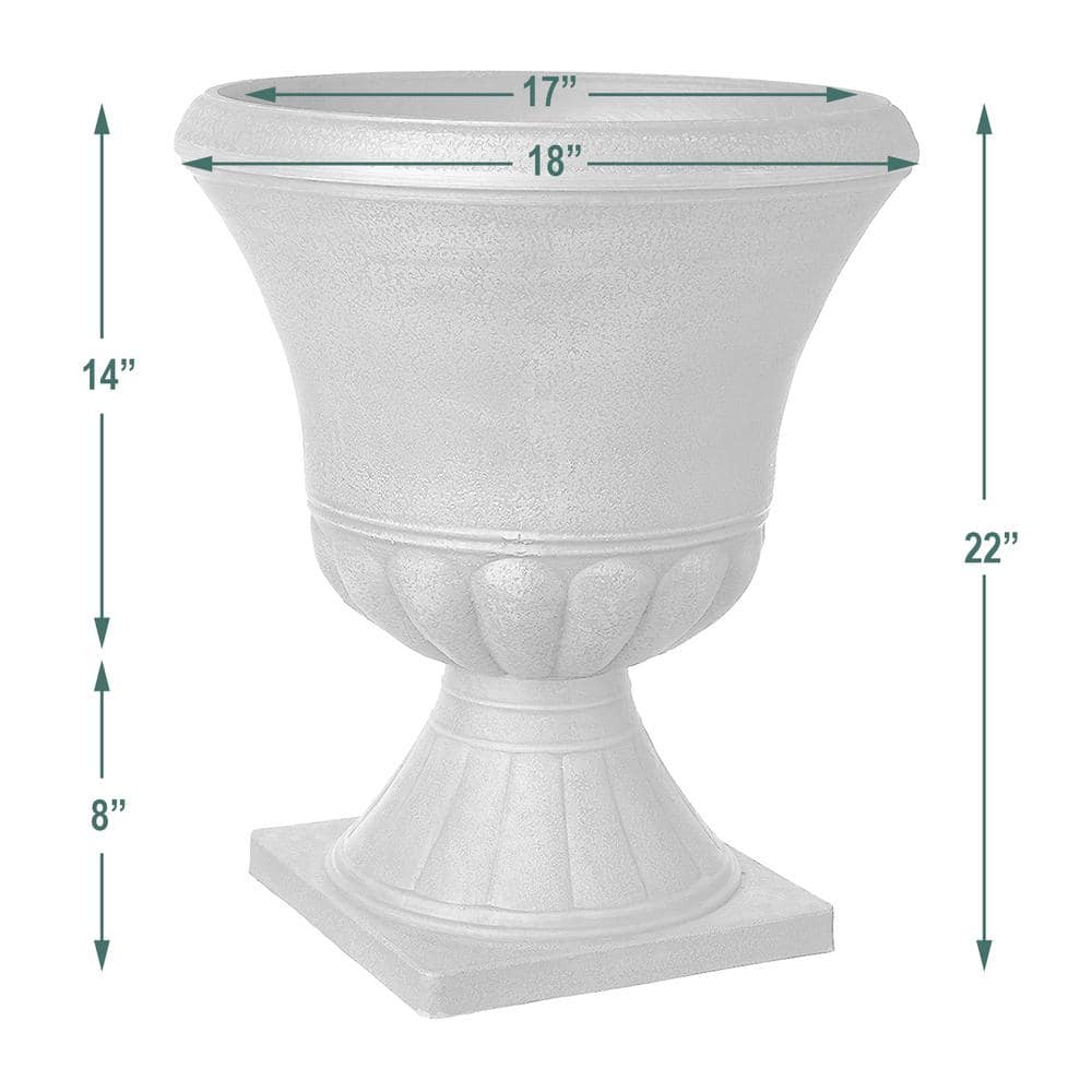 Amboise Medium 22" Cone Eco-Friendly Planter in Chocolate