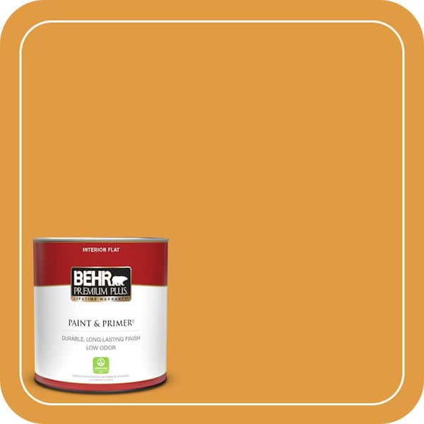 BEHR PREMIUM PLUS 1 qt. #T18-05 Life Is Good Flat Low Odor Interior Paint & Primer