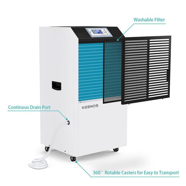 Kesnos Commercial 155 Pint Dehumidifier for Spaces up to 8,000 Sq. Ft -  Yahoo Shopping