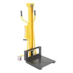 330 lb. Capacity 23 in. x 59 in. Portable Hand Winch Lifter