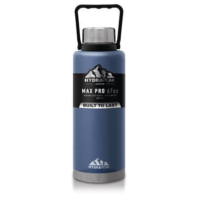 Max Pro 67 oz. Storm Triple Insulated Stainless Steel Water Bottle with Handle Lid