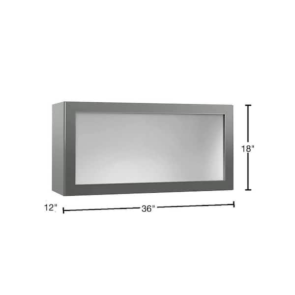 Glass Wall Kitchen Cabinet