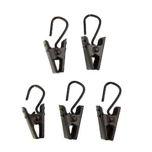 Clips with Hooks in Cocoa (Set of 24)