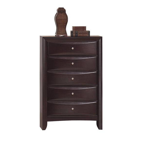 StyleWell Stafford Light Brown 5-Drawer Light Brown Chest of