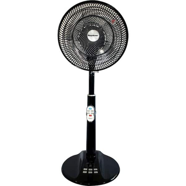 Keystone 12 in. Air Accelerator Fan with DC Motor and Remote Control in Black