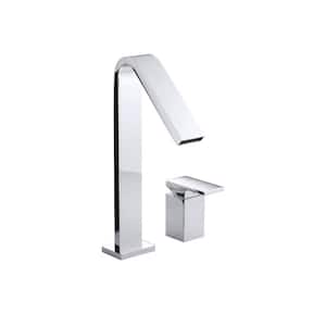 Loure Single-Handle Deck-Mount Roman Tub Faucet in Polished Chrome