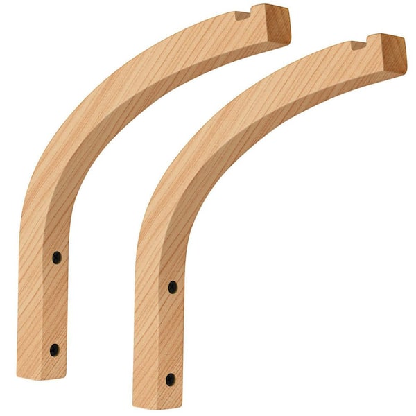 6 Inch White Aluminum Metal Decorative Wall Hook Indoor Outdoor Hanging Plant Bracket for Lanterns Bird Feeder 2 Pack