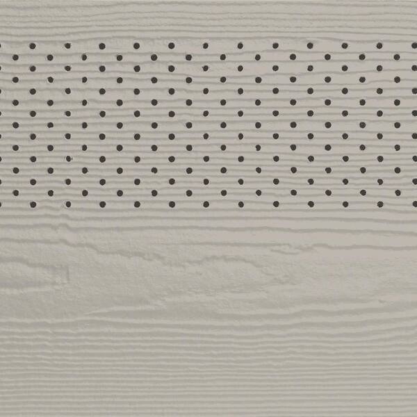 James Hardie Magnolia Home Hardie Soffit HZ5 16 in. x 144 in. Stone Beach Fiber Cement Vented Cedarmill Soffit (156-Pack)