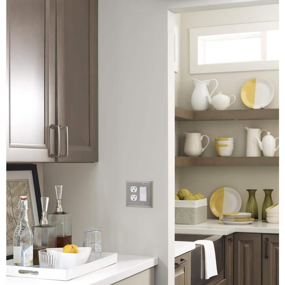 Satin Nickel 5-7/8" Traditional Bar Pull with Mounting Hardware