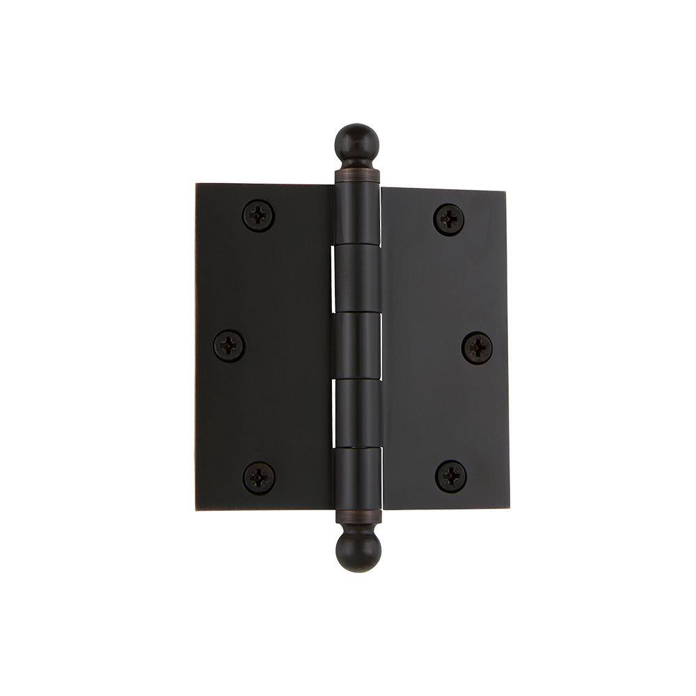UPC 640697002019 product image for Nostalgic Warehouse 3.5 in. Ball Tip Residential Hinge with Square Corners in Ti | upcitemdb.com