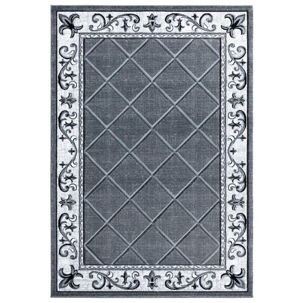 Bristol Altamont Grey 7 ft. 10 in. x 10 ft. 6 in. Area Rug