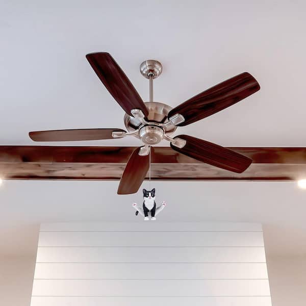 Cat Ceiling Fan Pull Chain Cute Gym Cat Charm 12 in. Beaded Fan Light Pull Chains with Connector for Kids Room