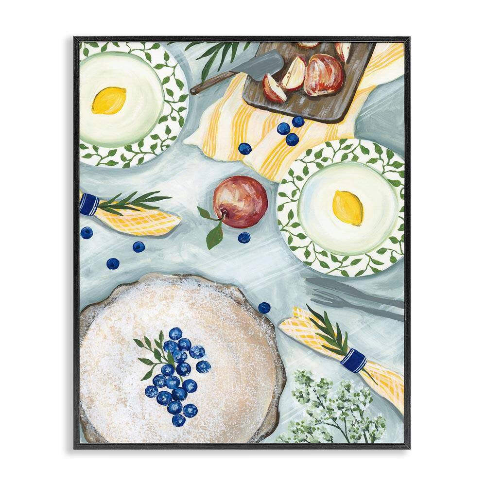Summer Picnic Fruits by Yvette St. Amant Black Framed Food Giclee Art Print 14 in. x 11 in. price history on PriceWatchPro