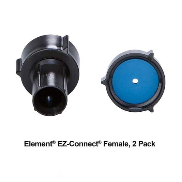 Element EZ-Connect Female Push-On Coupling 2-Pack