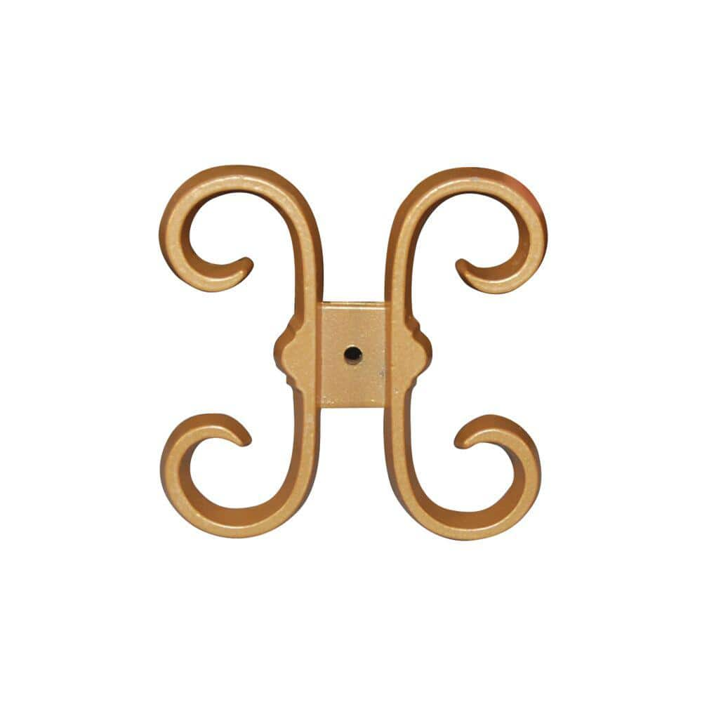 Barrette Outdoor Living 5/8 in. Gold Butterfly Scrolls 73022625 - The ...