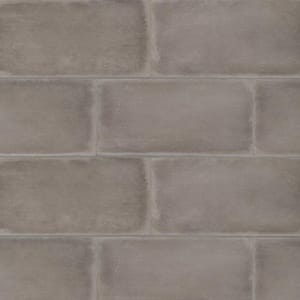 Palazzo Rectangle 12 in. x 24 in. Honed Vintage Grey Porcelain Floor Tile (15.75 sq. ft./Case)