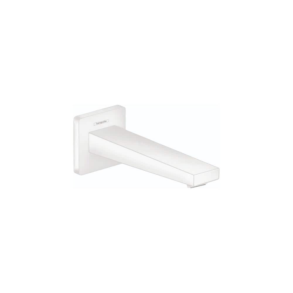 Contemporary Black Wall Mounted Tub Spout - European Crafted