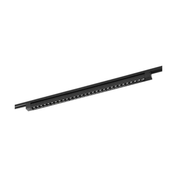 Black Integrated LED Fixed Track 3 ft. Exposed Socket Head Light Bar