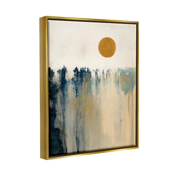 The Stupell Home Decor Collection Abstract Daytime Sun Landscape