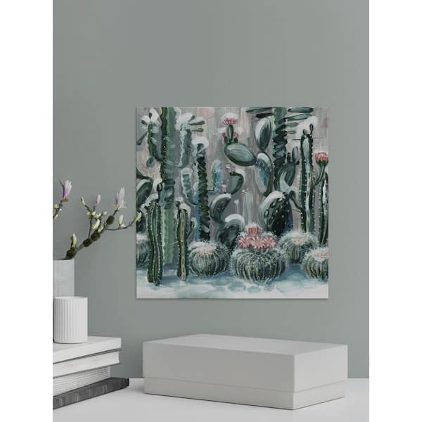 Canvas Framed Paint By Numbers Kit (mini) - Cactus Mountain