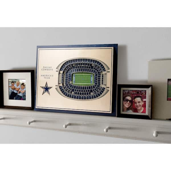 Dallas Cowboys Illuminated NFL Wall Decor Featuring A 3D Metal