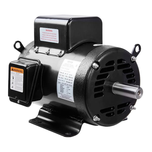 7.5HP Air Compressor Motor 230V 30 Amps EV Charger 3450RPM 184T Frame, 1-1/8 in. Keyed Shaft, 2.75 in. Shaft Length