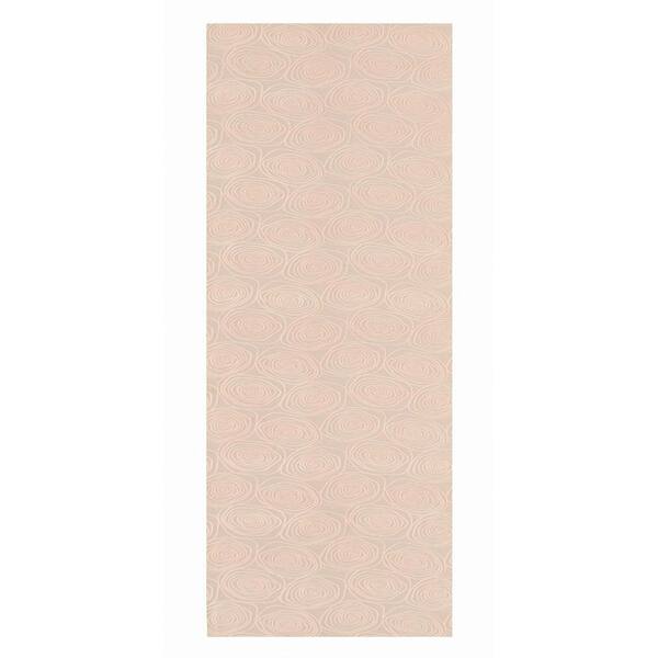 A&E Leland Beige 2 ft. x 20 ft. Runner Geometric Polyester Runner Rug