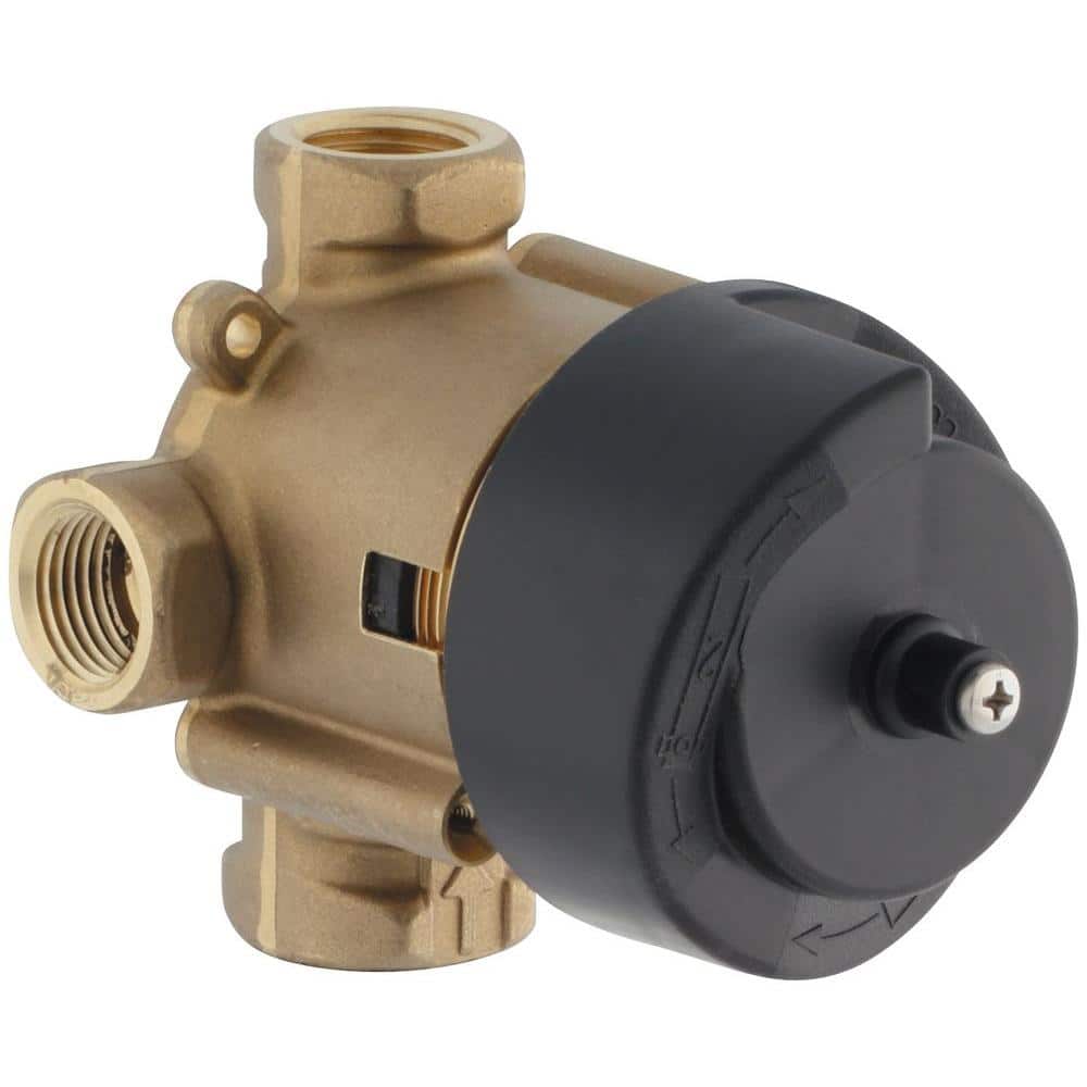 MasterShower Brass 2- or 3-Way Diverter Valve