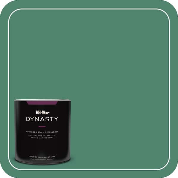 BEHR DYNASTY 1 qt. #480D-6 Billiard Room Eggshell Enamel Interior Stain-Blocking Paint and Primer