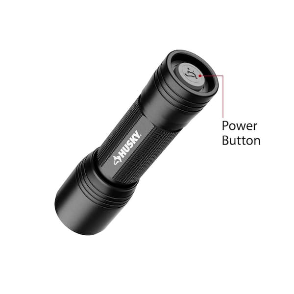 Husky 750 Lumens Dual Power LED Swivel-Head Rechargeable Flashlight with  Pocket Clip and Rechargeable Battery HSKY750DPSWF - The Home Depot