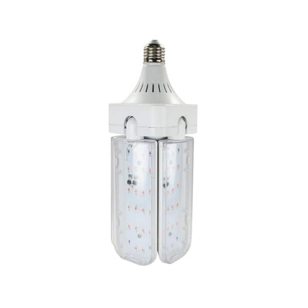 GT GT-Lite 12.4 in. 4-Light 40.1 PPF LED White Grow Light for Plant Growth and Safety Guidance Signal  with an E26 Base(4-Pack)
