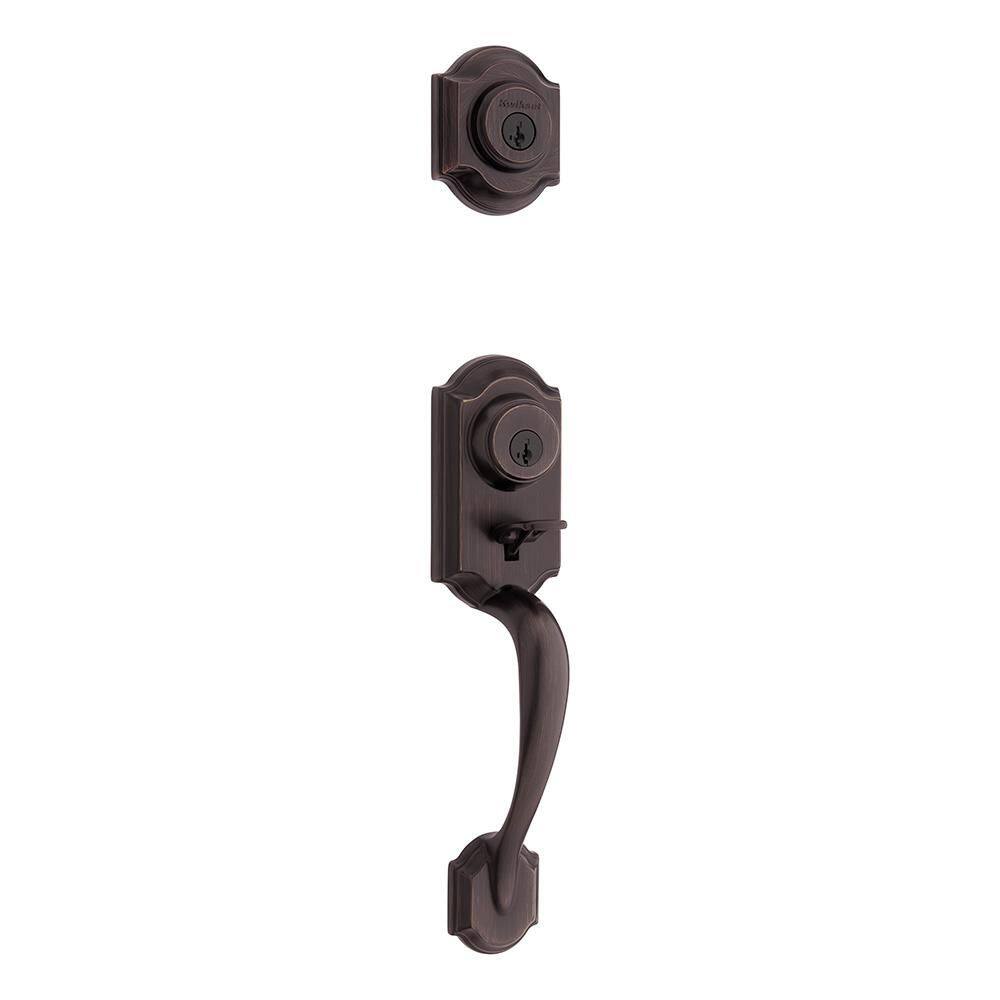 Montara Venetian Bronze Keyed Entry Single Cylinder Door Handleset with Cove Doorknob ft. SmartKey Security price history on PriceWatchPro