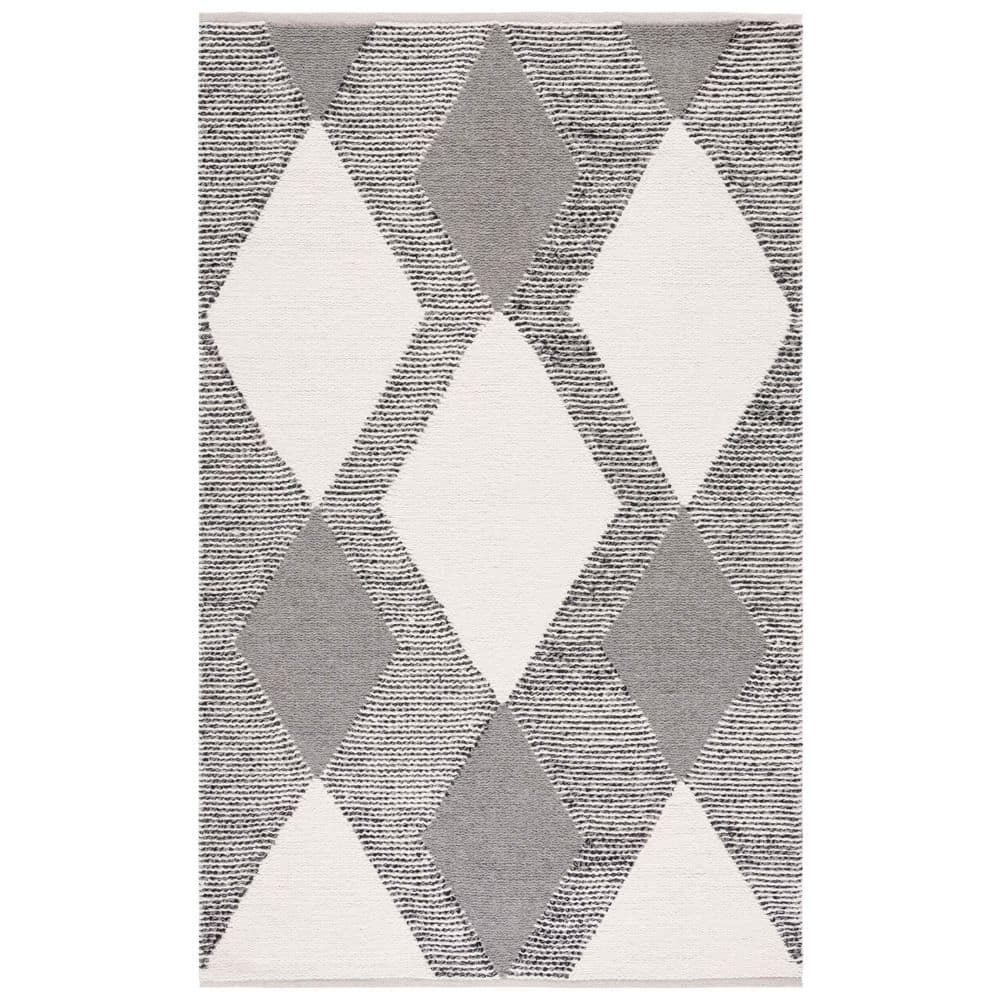 Natura 5 ft. x 8 ft. Ivory/Gray Abstract Diamond Area Rug price history on PriceWatchPro