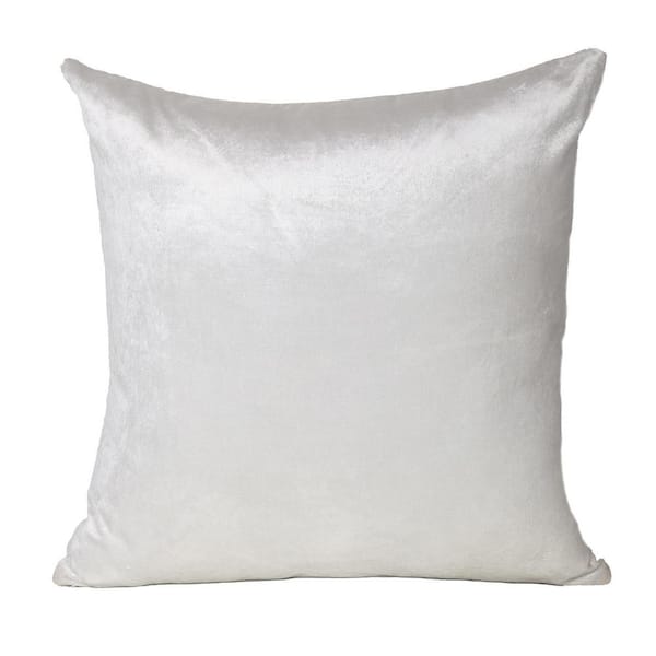 Akari Transitional White Throw Pillow