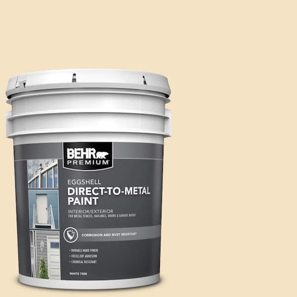 5 gal. #PPU6-10 Cream Puff Eggshell Direct to Metal Interior/Exterior Paint