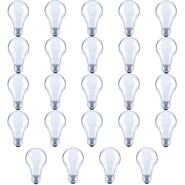 Unbranded 40-Watt Equivalent A19 Frosted Glass Vintage Decorative Edison Filament Dimmable LED Light Bulb Daylight (24-Pack)