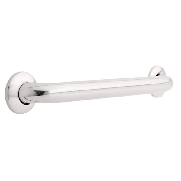 Franklin Brass 1 1/2 in. x 18 in. Concealed Screw Grab Bar in Bright Stainless Steel