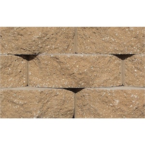 Cottage Stone 4 in. H x 12 in. W x 8.5 in. D Sandstone Concrete Garden Wall Block (64-Pieces/21.12 sq. ft./Pack)