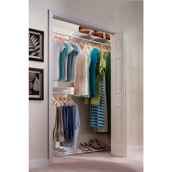 18 ft. Closet Organizer Kit - 3 Closet Shelves and Rods – EZ Shelf
