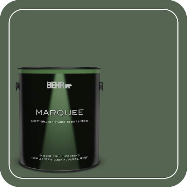 BEHR MARQUEE 1 gal. Home Decorators Collection #HDC-WR15-11 Deep Emerald Semi-Gloss Enamel Exterior Paint & Primer