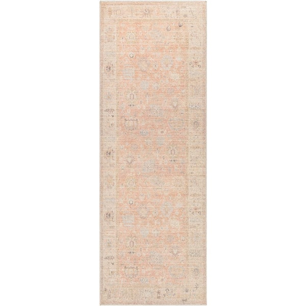 Livabliss Becki Owens Marlene Dusty Pink 3 ft. x 7 ft. Medallion Indoor Area Rug