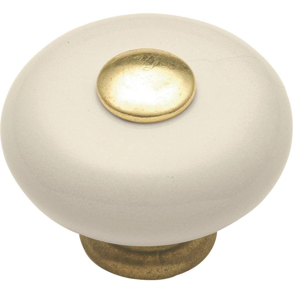 Hickory Hardware P222-VC 1-1/4-Inch Tranquility Cabinet Knob Vintage Brown Crackle
