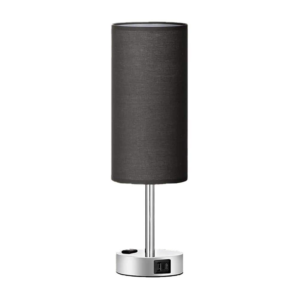 Plug and Play 14 in. Touch Silver Dimmable Integrated LED Task and Reading 