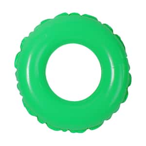24 in. Green Inflatable Inner Tube Float