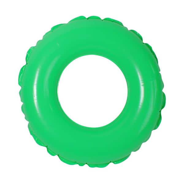 Pool Central 24 in. Green Inflatable Inner Tube Float 32039568 - The ...