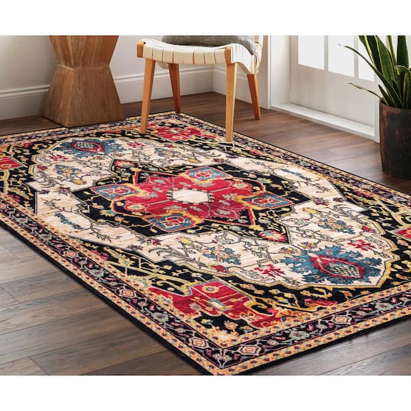 Oasis Medallion Washable store 8x10 ft. Area Rug