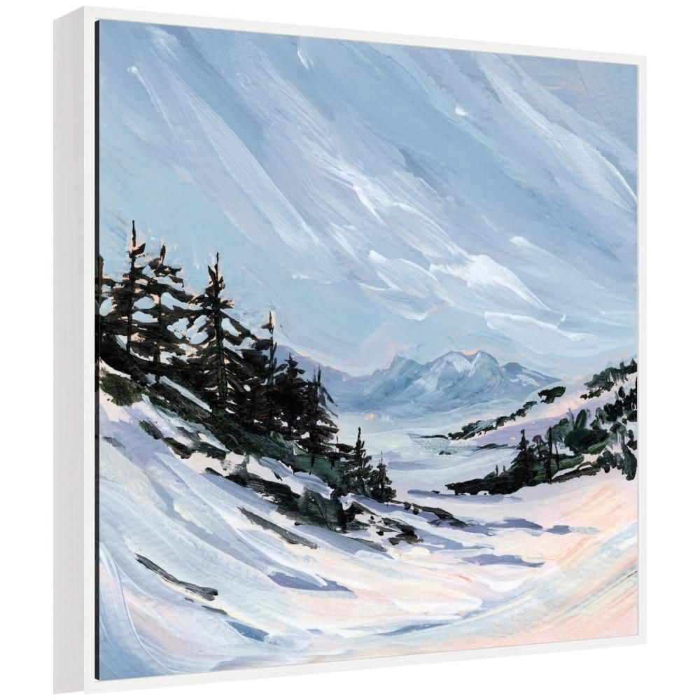 "Sylvie ""Ski Valley"" by Emily Kenney Mountain Framed Art Print 30 in. x 30 in." price history on PriceWatchPro