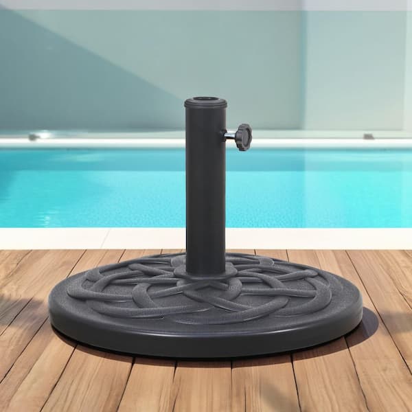 Maypex 27 lbs. Heavy-Duty Patio Umbrella Base in Bronze