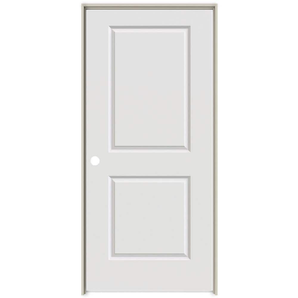 MMI Door 24 in. x 80 in. Smooth Carrara Right-Hand Solid Core Primed Molded  Composite Single Prehung Interior Door Z0364288R - The Home Depot