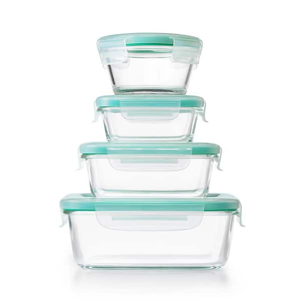 OXO Storage Container Set Good Grips 12-Piece Smart Seal Glass